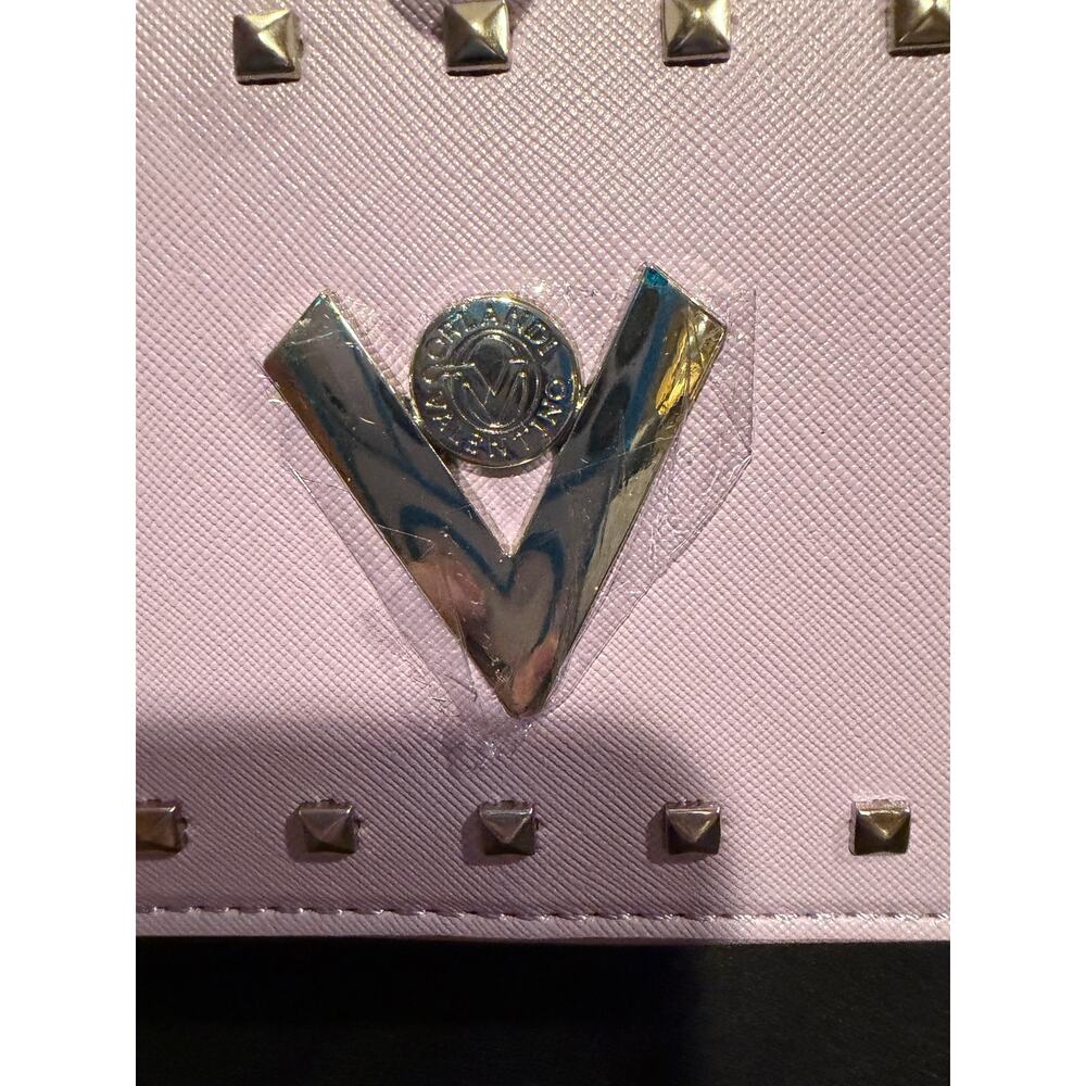 Valentino Orlandi NWT lilac studded crossbody, silver hardware, guitar strap